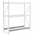 Global Industrial Additional Shelf, Extra Heavy Duty Rack, No Deck, 72inW x 18inD, Gray 504531A